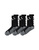 ERIMA CLASSIC 5-C SOCKS, BLACK-WHITE (3 PAIRS).