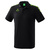 ERIMA ESSENTIAL 5-C POLO-SHIRT, BLACK-GREEN GECKO KIDS.