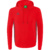 ERIMA ESSENTIAL TEAM HOODY, RED-SLATE GREY KIDS.