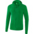 ERIMA HOODED SWEAT JACKET, EMERALD KIDS.