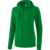 ERIMA HOODED SWEAT JACKET, EMERALD WOMEN.