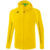 ERIMA LIGA STAR TRAINING JACKET WITH HOOD, YELLOW-BLACK KIDS.