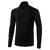 ERIMA NECK JUMPER LONG SLEEVE POLO, BLACK MEN.