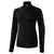 ERIMA NECK JUMPER LONG SLEEVE POLO, BLACK WOMEN.