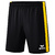 ERIMA RETRO STAR SHORTS, BLACK-YELLOW KIDS.