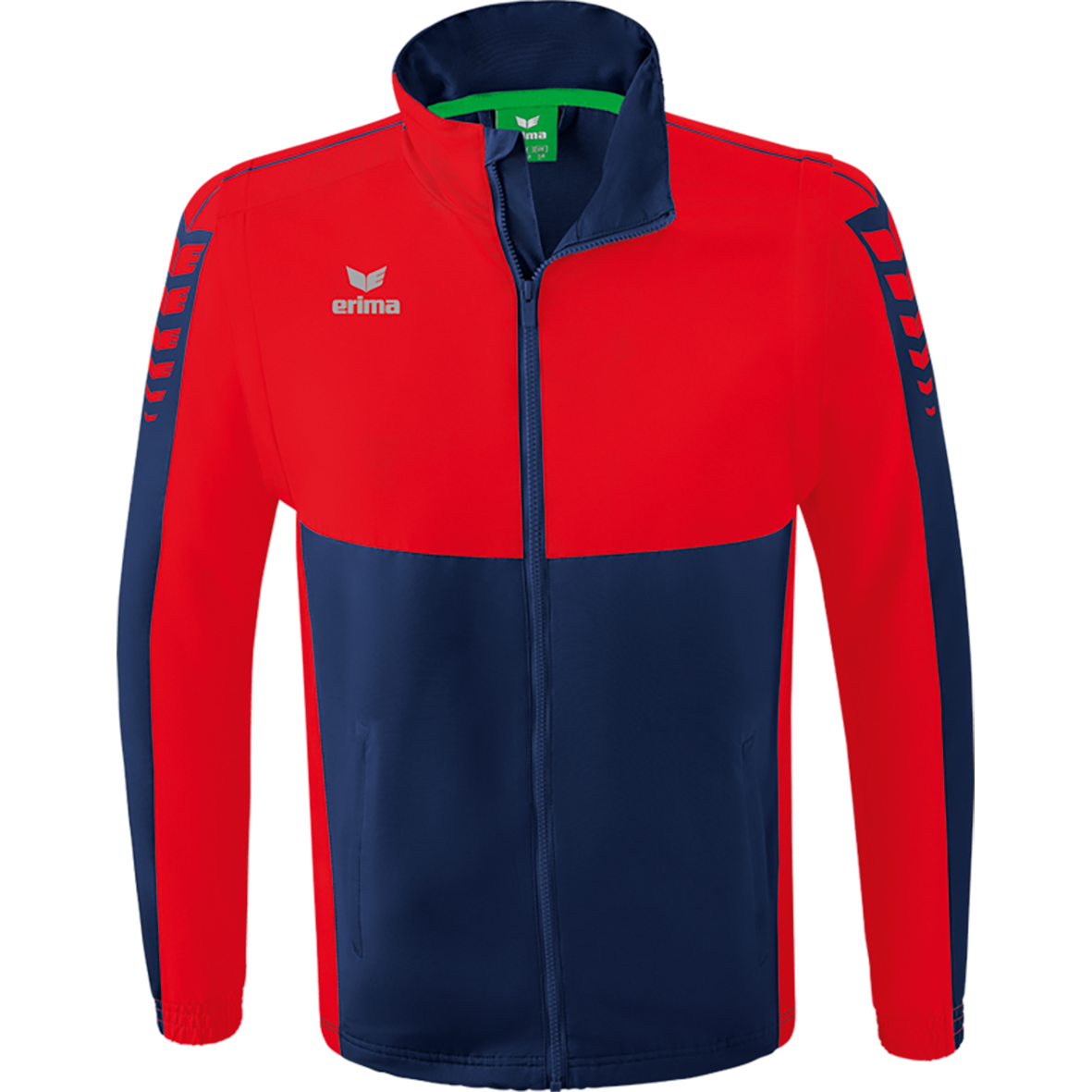 ERIMA SIX WINGS JACKET WITH DETACHABLE SLEEVES, NEW NAVY-RED MEN.
