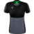 ERIMA SIX WINGS JERSEY SHORT SLEEVE, SLATE GREY-BLACK WOMEN.