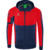 ERIMA SIX WINGS TRAINING JACKET WITH HOOD, NEW NAVY-RED KIDS.