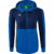 ERIMA SIX WINGS TRAINING JACKET WITH HOOD, NEW ROYAL-NEW NAVY WOMEN.