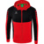 ERIMA SIX WINGS TRAINING JACKET WITH HOOD, RED-BLACK MEN.