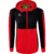 ERIMA SIX WINGS TRAINING JACKET WITH HOOD, RED-BLACK WOMEN.