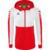 ERIMA SIX WINGS TRAINING JACKET WITH HOOD, RED-WHITE WOMEN.