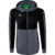 ERIMA SIX WINGS TRAINING JACKET WITH HOOD, SLATE GREY-BLACK WOMEN.