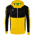 ERIMA SIX WINGS TRAINING JACKET WITH HOOD, YELLOW-BLACK KIDS.