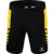 ERIMA SIX WINGS WORKER SHORTS, BLACK-YELLOW KIDS.