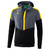 ERIMA SQUAD CHAQUETA CON CAPUCHA, GRIS PIZARRA-NEGRO-AMARILLO HOMBRE.