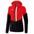 ERIMA SQUAD CHAQUETA ENTRENAMIENTO CON CAPUCHA, ROJO-NEGRO-BLANCO MUJER