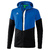 ERIMA SQUAD CHAQUETA ENTRENAMIENTO CON CAPUCHA, ROYAL-NEGRO-BLANCO HOMBRE.