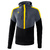 ERIMA SQUAD SUDADERA CON CAPUCHA, GRIS PIZARRA-NEGRO-AMARILLO HOMBRE.