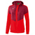 ERIMA SQUAD TRACK TOP JACKET WITH HOOD, BORDEAUX-RED WOMEN.