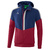 ERIMA SQUAD TRACK TOP JACKET WITH HOOD, NAVY-BORDEAUX-SILVER MEN.
