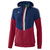 ERIMA SQUAD TRACK TOP JACKET WITH HOOD, NAVY-BORDEAUX-SILVER WOMEN.