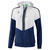 ERIMA SQUAD TRACK TOP JACKET WITH HOOD, WHITE-NAVY-SLATE GREY WOMEN.