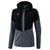 ERIMA SQUAD TRAINING JACKET WITH HOOD, BLACK-SLATE GREY WOMEN.