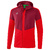 ERIMA SQUAD TRAINING JACKET WITH HOOD, BORDEAUX-RED KIDS.