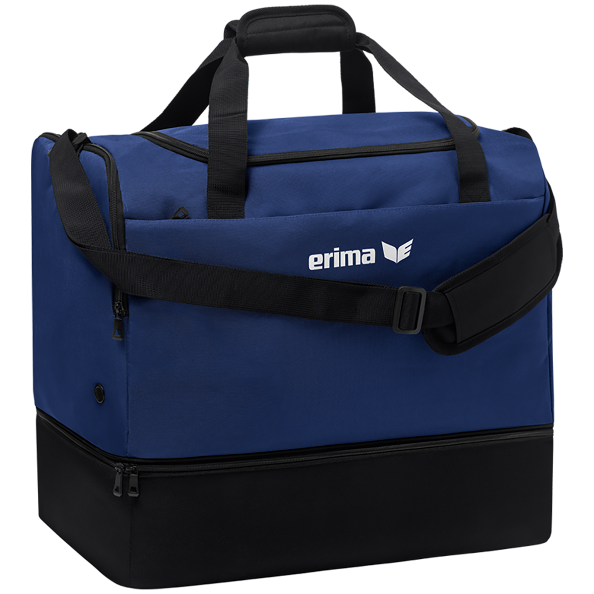 ERIMA TEAM SPORTS BAG WITH BOTTOM COMPARTMENT, NEW NAVY.