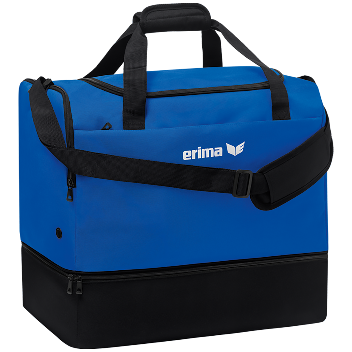 ERIMA TEAM SPORTS BAG WITH BOTTOM COMPARTMENT, NEW ROYAL.