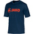 FUNCTIONAL SHIRT JAKO PROMO, NAVY-FLAME MEN.