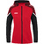 HOODED JACKET JAKO PERFORMANCE, RED-BLACK WOMEN.