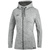 HOODED JACKET JAKO PREMIUM BASICS, LIGHT GREY MELANGE WOMEN.