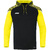 HOODED SWEATER JAKO PERFORMANCE, BLACK-SOFT YELLOW KIDS.