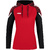 HOODED SWEATER JAKO PERFORMANCE, RED-BLACK WOMEN.