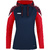 HOODED SWEATER JAKO PERFORMANCE, SEABLUE-RED WOMEN.