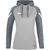 HOODED SWEATER JAKO PERFORMANCE, SOFT GREY-STONE GREY WOMEN.