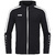 JAKO POWER HOODED JACKET, BLACK-WHITE-KIDS.