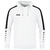 JAKO POWER HOODED JACKET, WHITE-BLACK KIDS.