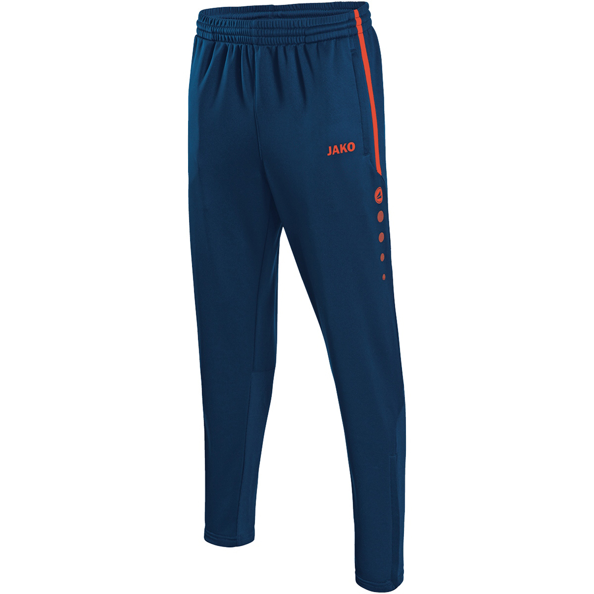 JAKO TRAINING TROUSERS ACTIVE NAVY-FLAME KIDS.