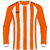 JERSEY JAKO INTER LONG SLEEVE, NEON ORANGE-WHITE KIDS.