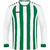 JERSEY JAKO INTER LONG SLEEVE, WHITE-SPORT GREEN KIDS.