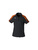 POLO ERIMA EVO STAR, NEGRO-NARANJA-MUJER