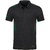 POLO JAKO CHALLENGE, BLACK MELANGE-SPORT GREEN MEN.