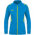 POLYESTER JACKET JAKO CHALLENGE, JAKO BLUE-NEON YELLOW WOMEN.