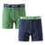 SALLER PACK DE 2 BOXER SHORT (VERDE-MARINO).