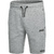 SHORT-BERMUDA JAKO PREMIUM BASICS, GRIS CLARO MELANGE HOMBRE.