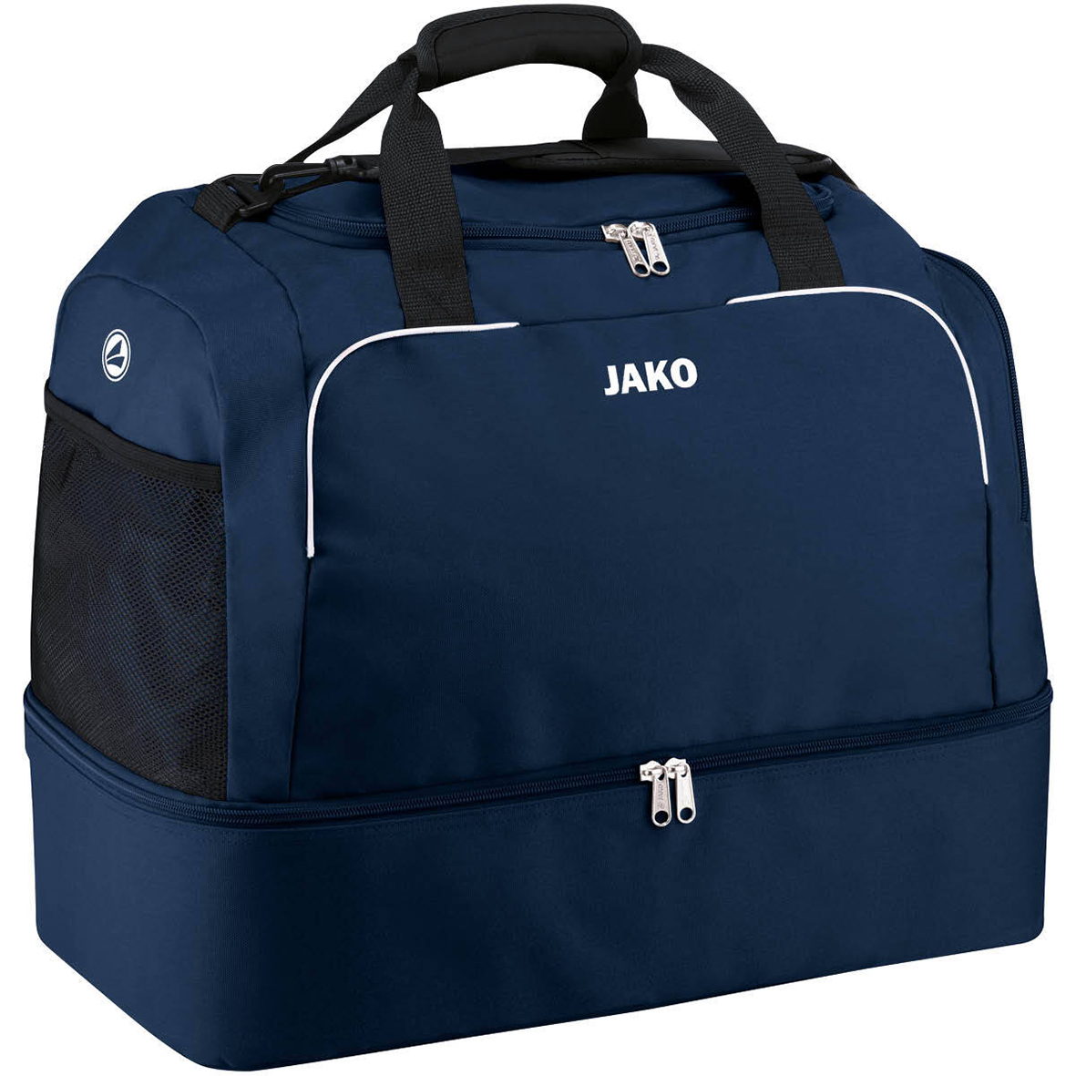 SPORTS BAG JAKO CLASSICO WITH BASE COMPARTMENT, SEABLUE.