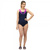 SQUBA PLUS JUDITH SWIMMING COSTUME, NAVY WOMEN.